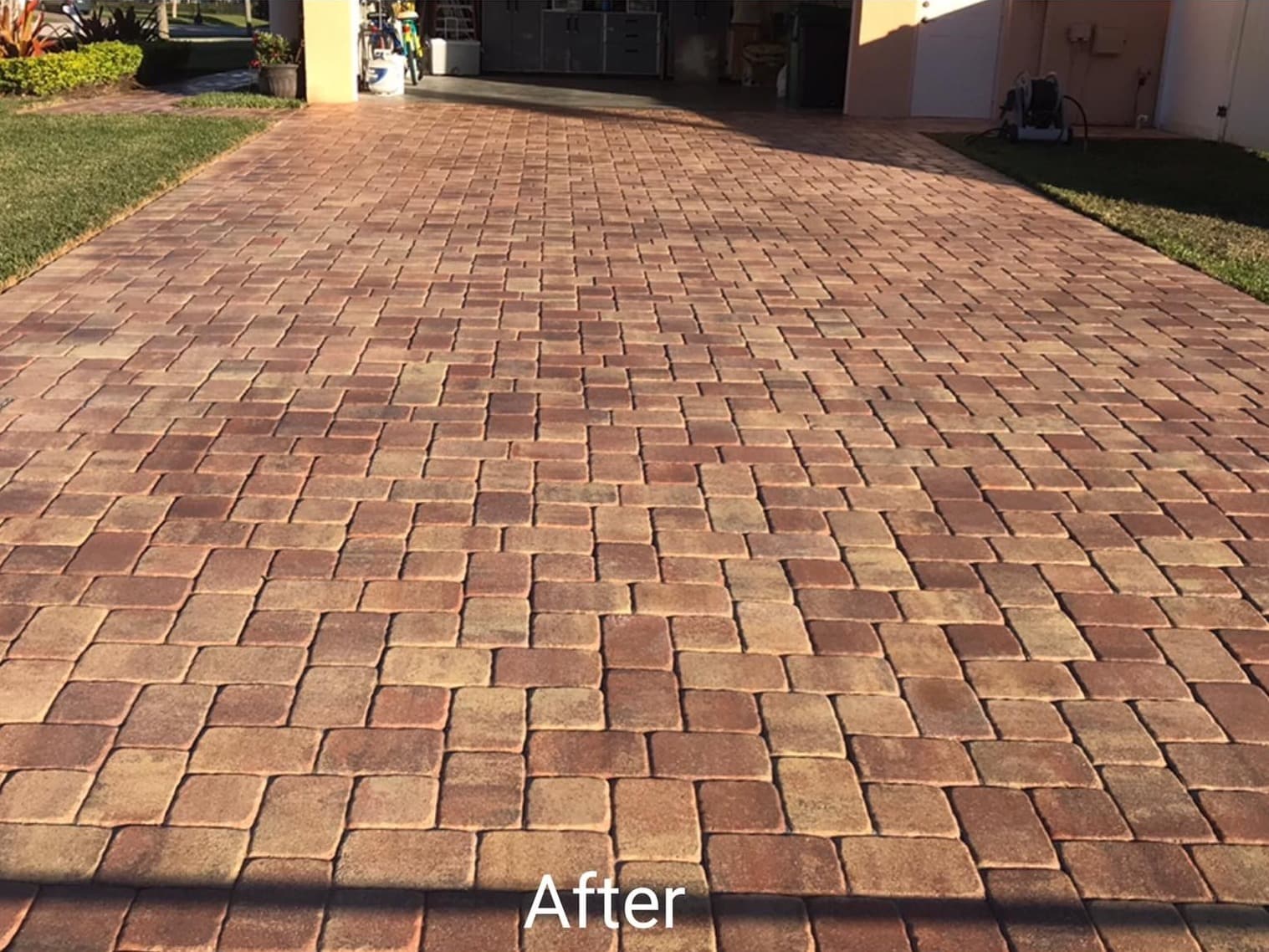 Paver Driveway Sealing - After