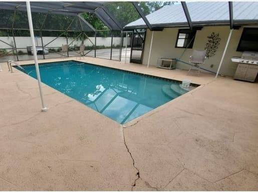 Pool Deck Cleaning - After