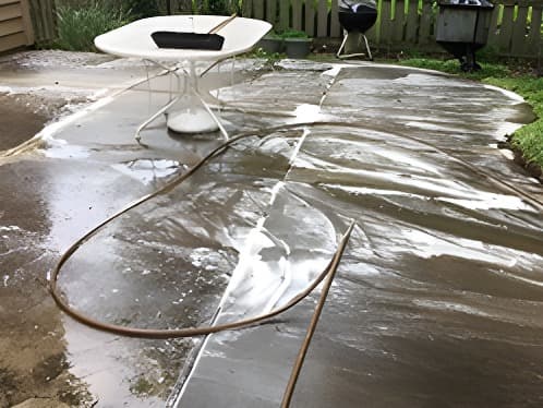Patio Cleaning - Before