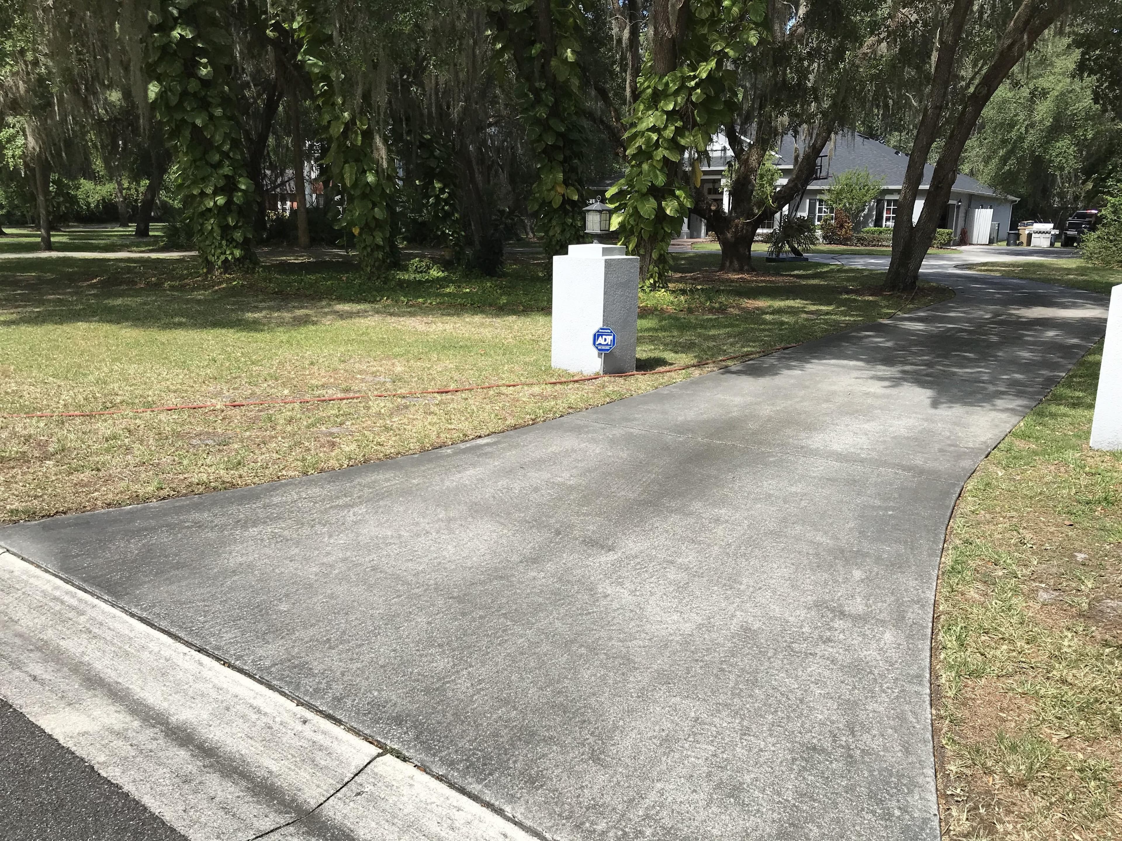 Concrete Cleaning - Before