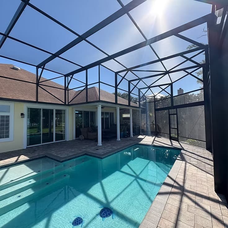 Pool Cage Cleaning