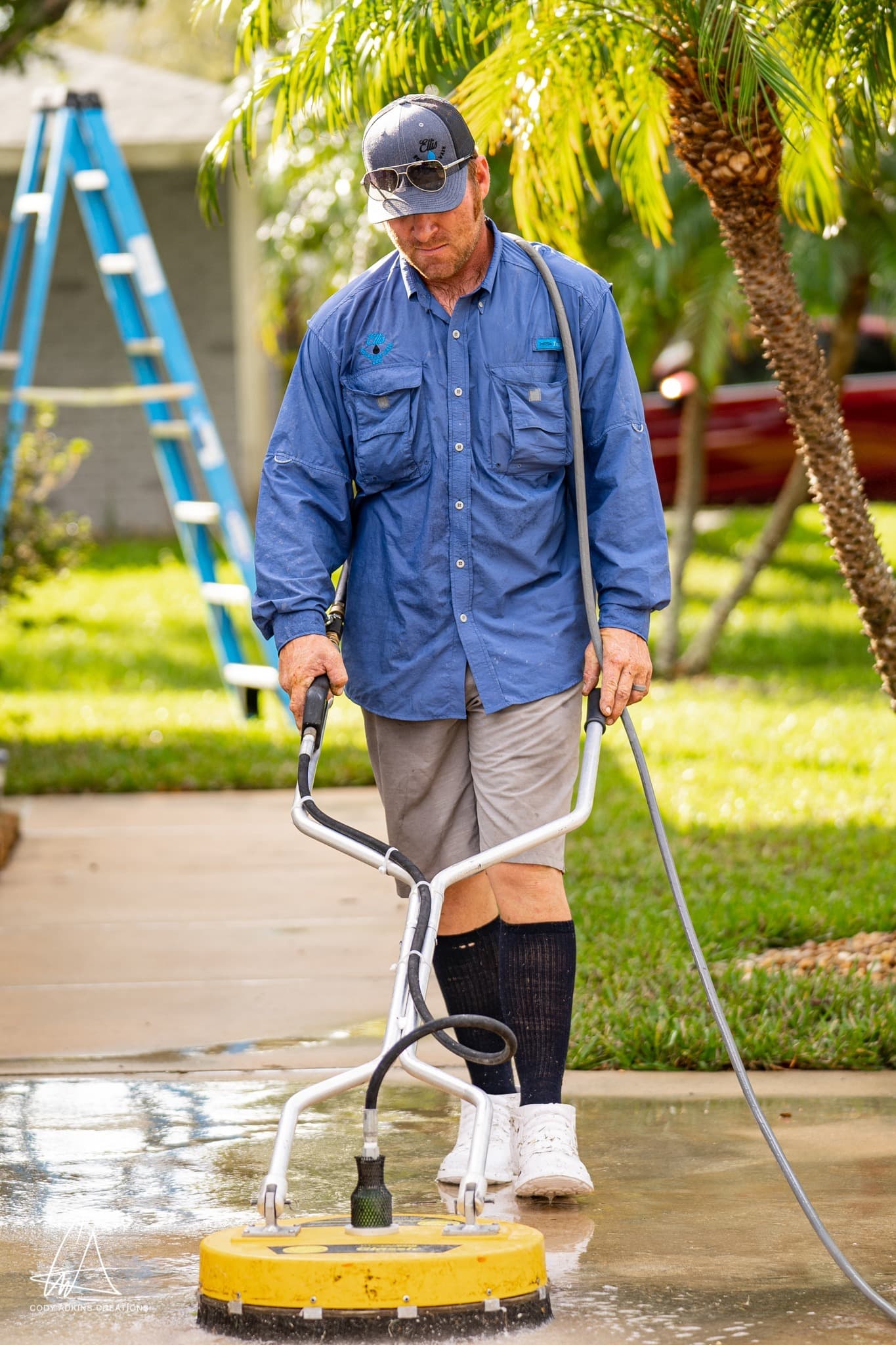 Concrete Surface Pressure Cleaning
